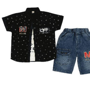 Malai Jersey Inner with Denim Nekar